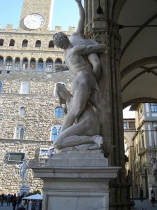 Ratto delle Sabine del Giambologna - Firenze Loggia dei Lanzi
